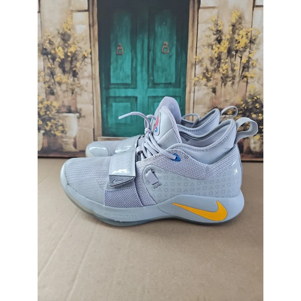 Nike PG 2.5 x PlayStation Wolf Grey Paul George BQ8388-001 Men's Size 8.5
